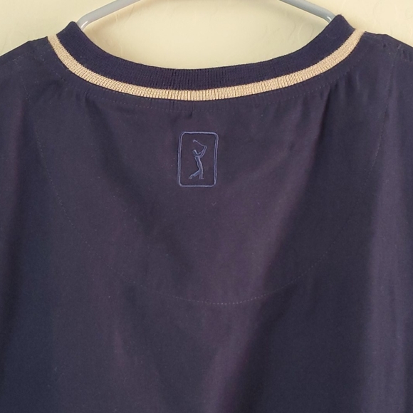 GUC PGA Tour Men's Navy V-Neck Pullover Vest - Picture 5 of 8